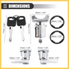 REPAIROCK Ignition Switch Lock Cylinder, Door Lock Cylinder Kit, for