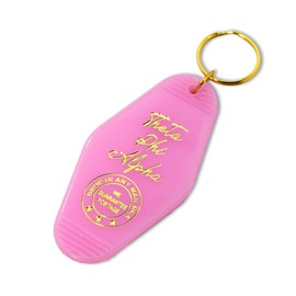 Sorority Shop Theta Phi Alpha Vintage Motel Keychain
