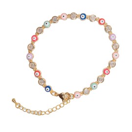 Pulseras | Varios diseño | Chapa de Oro | Joyeria para mujer | Joyeria | Regalos | Brazalete | Pulsera mujer | Aleah Jewelry (Ojos Turcos)