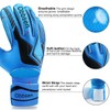 Soccer Goalie Gloves with Finger Spines, Soccer Goalkeeper Gloves for