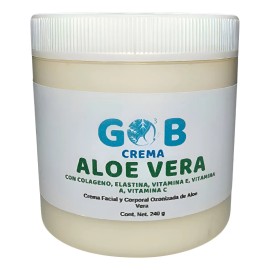 Crema De Aloe Vera Ozonizada - Gob - 240 G Neutra