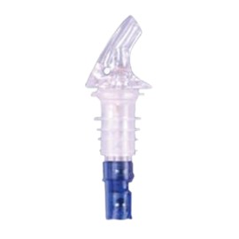 Spill-Stop 387-14 Posi-Por 2000 Pourer, 1 oz., Clear with no Collar, Made in USA, Pack of 12, Oil and Liquor Stopper Spout, Bottle Mouth, Flip Tops