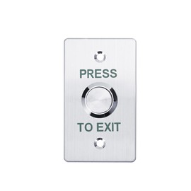 Push to Exit Button for Door Access Control Waterproof Stainless Steel Shell 4 Contact Output