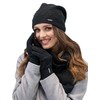 VIVISENCE Women's Winter Hat Headgear Warm Thick Patterned 7002, Made