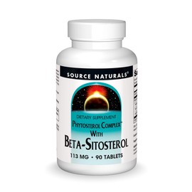 Source Naturals Phytosterol Complex with Beta-Sitosterol, Supports Healthy Cholesterol Levels*, 113 mg - 90 Tablets