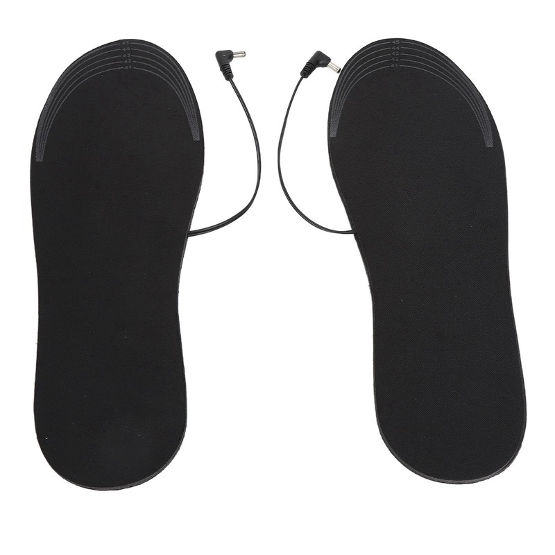 2Pcs Heated Insoles L Size USB Plug in Washable Foot