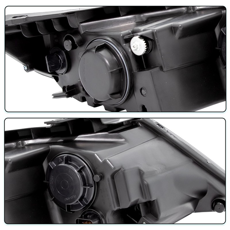 TUSDAR Halogen Headlight Assembly Set Compatible With 2011 2012 2013