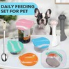 Comtim 5 PCS Pet Food Can Lids & Spoons Set