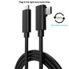 Easy Hood Cable Right Angle 90 Degree Type C Charging