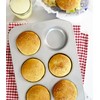 USA Pan Global Bakeware Nonstick Mini Round Cake Pans, Aluminized