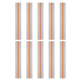 PATIKIL Guided Reading Strips, 10pcs Tracking Highlight Colored Overlay Bookmark Reduce Visual Stress Teacher Teaching Supply for Classroom, Orange 19x3.2cm