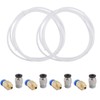 Wendry Tubo de Teflón PTFE (2 PCS), Adaptador Rápido PC4-M6