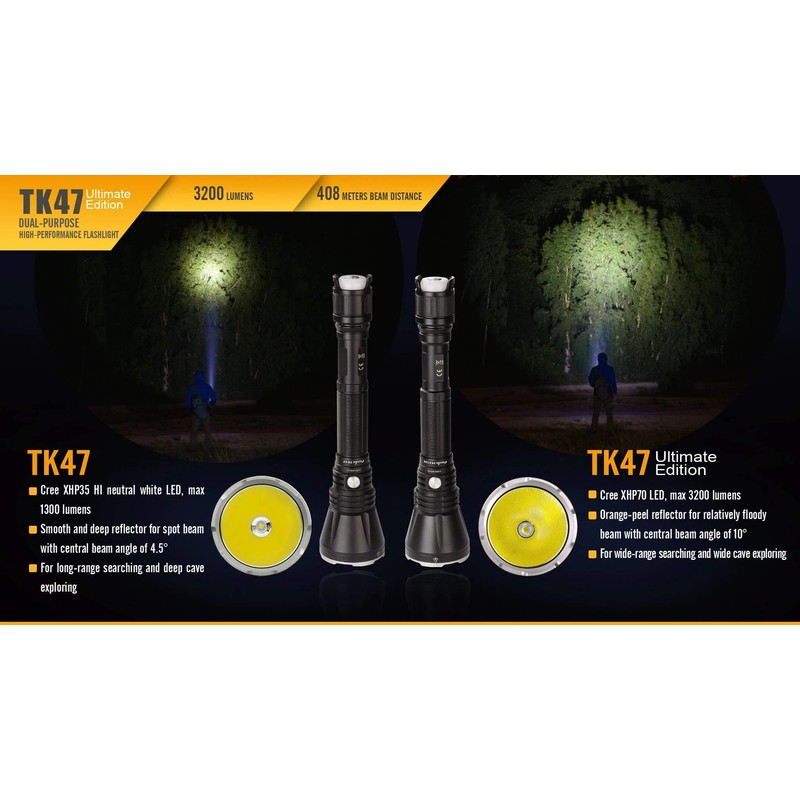 FENIX(フェニックス) TK47UE XHP70 LED フラッシュライト 明るさ最高3200ルーメン TK47UE