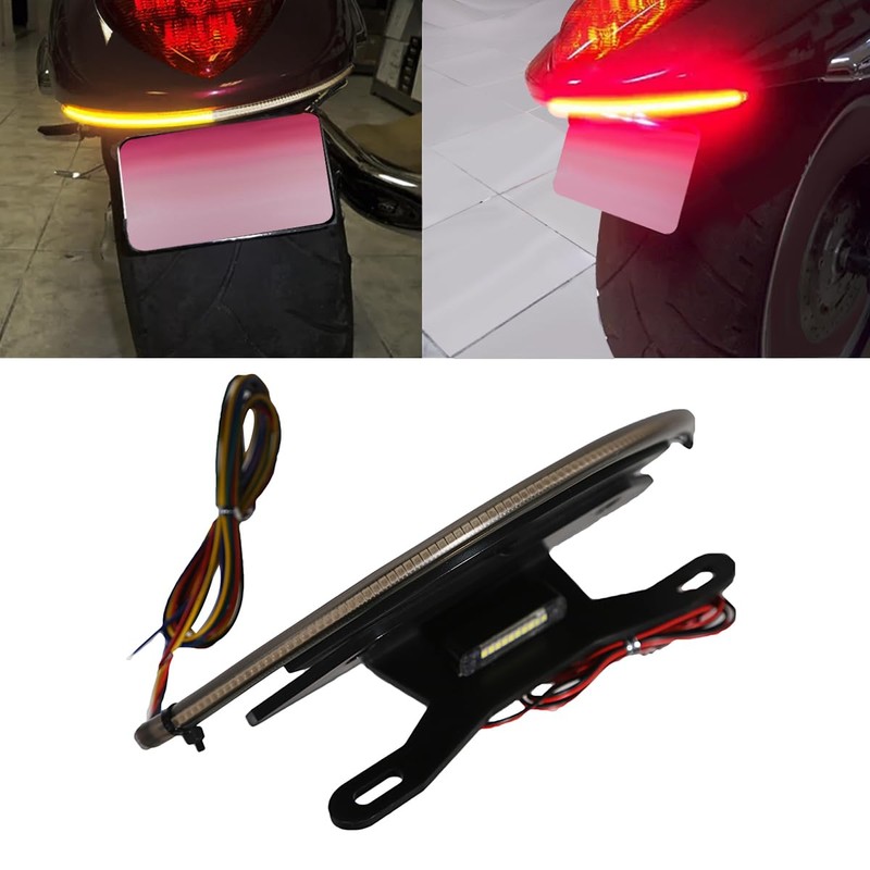Rudyness LED Rear Fender Eliminator Taillight Turn Signal Kit Compatible