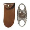CAM2 Silver Grain Damascus Steel fits most cigars, cigar cutters,