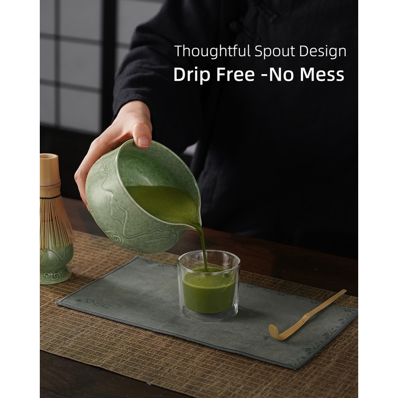 ZENS 5Pcs Japanese Matcha Set, Matcha Tea Ceremony Kit Includes