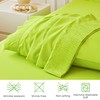 Bedmoon Twin Sheets, Soft Neon Microfiber Cooling Sheets with Corner