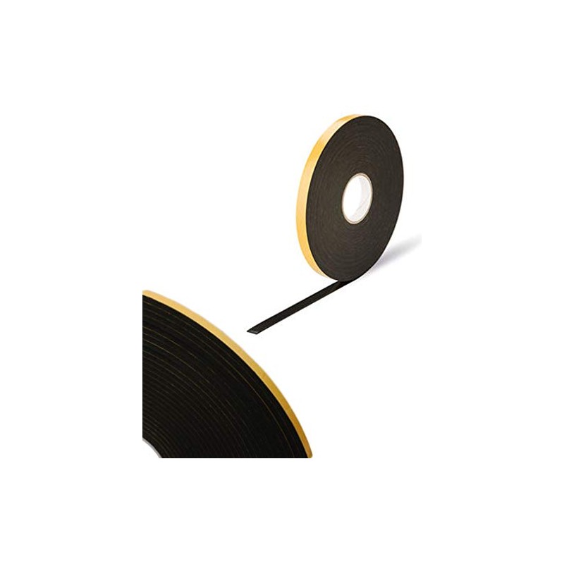 Double Sided Foam Tape - Black - 2mm x 10mm