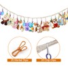 YJWZWE Stuffed Animal Storage Chain 78inch Hanging Stuff Animals Organizer