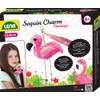 Lena 42659 Craft Set Sequin Charm Flamingo Complete Set for