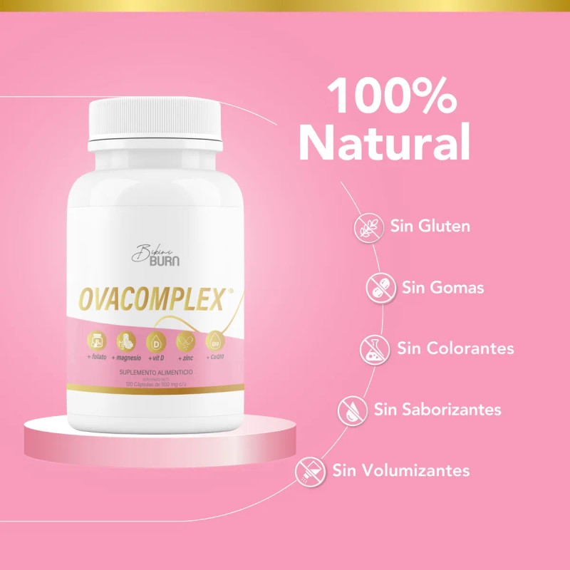 Ovacomplex 3x Berberina, Magnesio, Zinc By Bikini Burn Sin Sabor