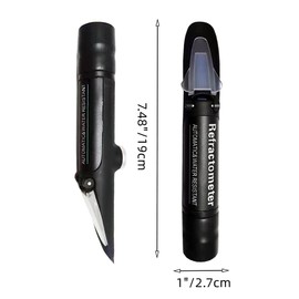 Honey Refractometer for Honey Moisture,13-25% Honey Moisture Refractometer Tester with ATC,Measuring Moisture with High Accuracy for Honey, Bee Keeping Supplies