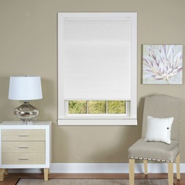 Achim Home Furnishings, White Honeycomb Pleated Cordless Window Shade, 39 by 64-Inch, 39" x 64"