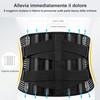 FREETOO Fascia Lombare Posturale, Regolazione della Fascia Schiena per Uomini