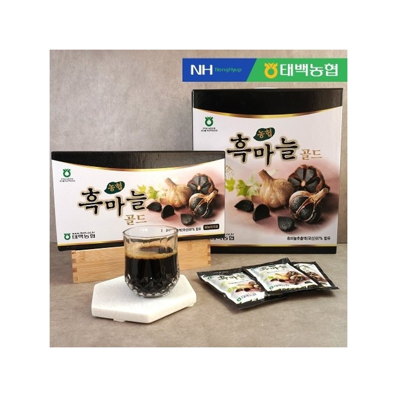 Deo Joeun Food [태백농협] 흑마늘 골드 80ml x 30포 [Taebaek