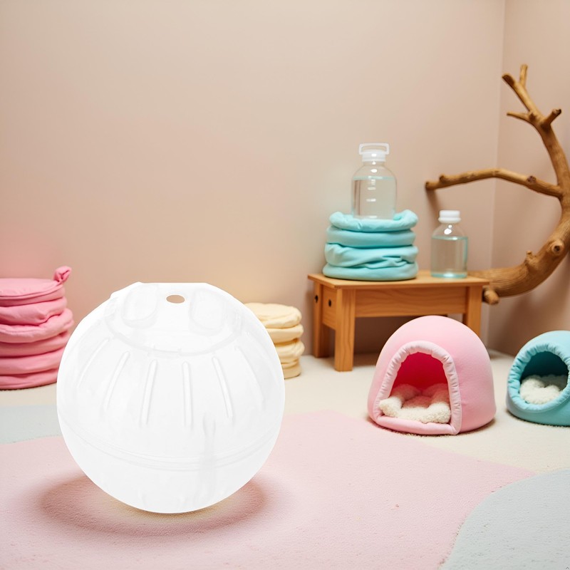 White Silent Exercise Ball Plastic Spinner Hamster Running for Sugar