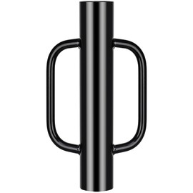 Gtongoko Fence Post Driver with Handles Heavy Duty T Post Driver Post Pounder for T-Posts, U Channel, Metal Post and Sign Post Pole Driver Tool, 8 LB Black