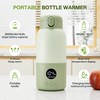 Portable Bottle Warmer for Travel, 2-Min Fast Heating Baby Bottle