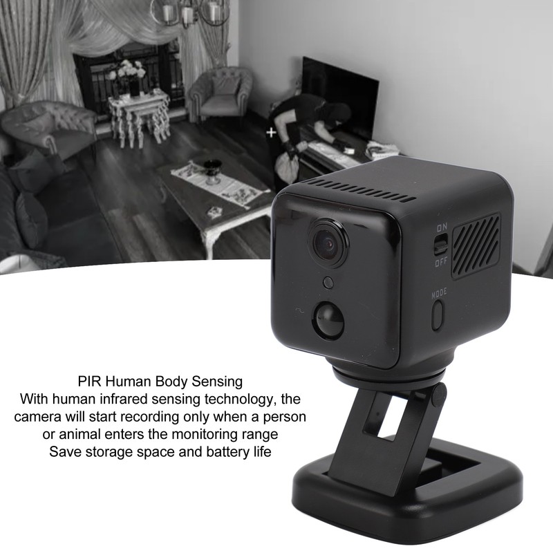 Wireless WiFi Camera HD 1080P Night Vision PIR Body Sensing