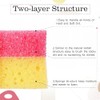 cyclingcolors 2 x Cleaning Sponges for the Kitchen Dish Sponge