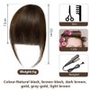 LOPHE Clip in Bangs, 100% Human Hair Bangs Clip in