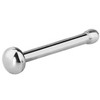 Forbidden Body Jewelry 20g Surgical Steel Basic Straight Nose Stud