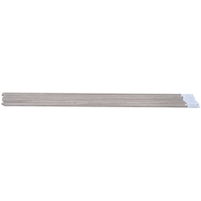 10pcs Tungsten Electrode Rod WZ8 Argon Arc White Tip Welding