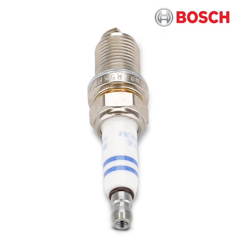 2 x Original BOSCH 0242245576 Spark Plugs Compatible with Golf