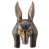 Veronese Design Mask of Anubis The Jackal God Sculptured Wall
