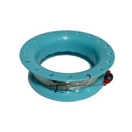 Hand Reel Cuban YOYO 9" hook keeper with 40 Lb 140 Yards mono line, stainless steel leader, 3/0 Japan made hook