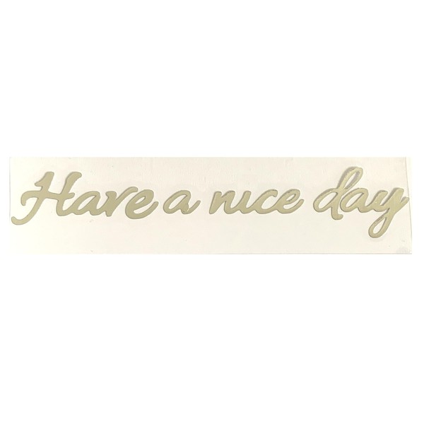 Sticker Shop Donperi Have a nice day Waterproof Funny Cutting