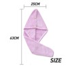 Quick Dry Hair Towel Drying Turban Bath Towel Head Wrap