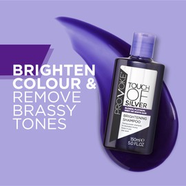 PROVOKE Touch Of Silver Brightening Purple Shampoo 150 ml, Neutralises Yellow and Orange Tones, Formulated With Violet and Blue Pigments