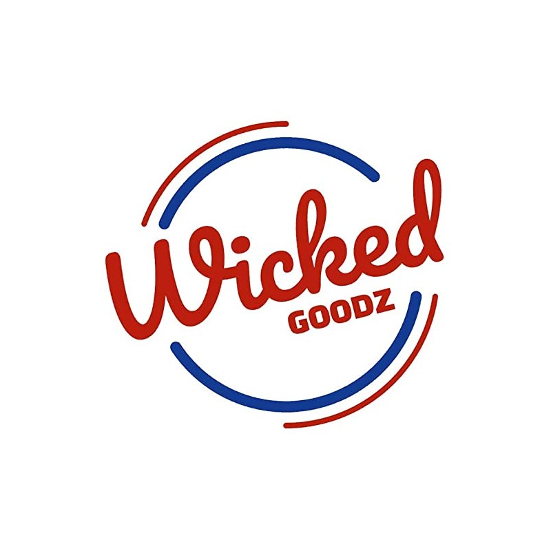 WickedGoodz Black Trout Vinyl Decal - Fishing Bumper Sticker -