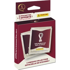 Panini Copa Mundial de la FIFA Qatar 2022 - Paquete de 12 bolsillos + 1 gratis 004286KBF13