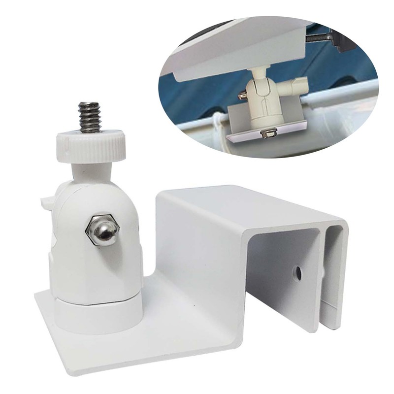 Mini Gutter Mount, Mounting Kit with Adapter, Adjustable Gutter Mount