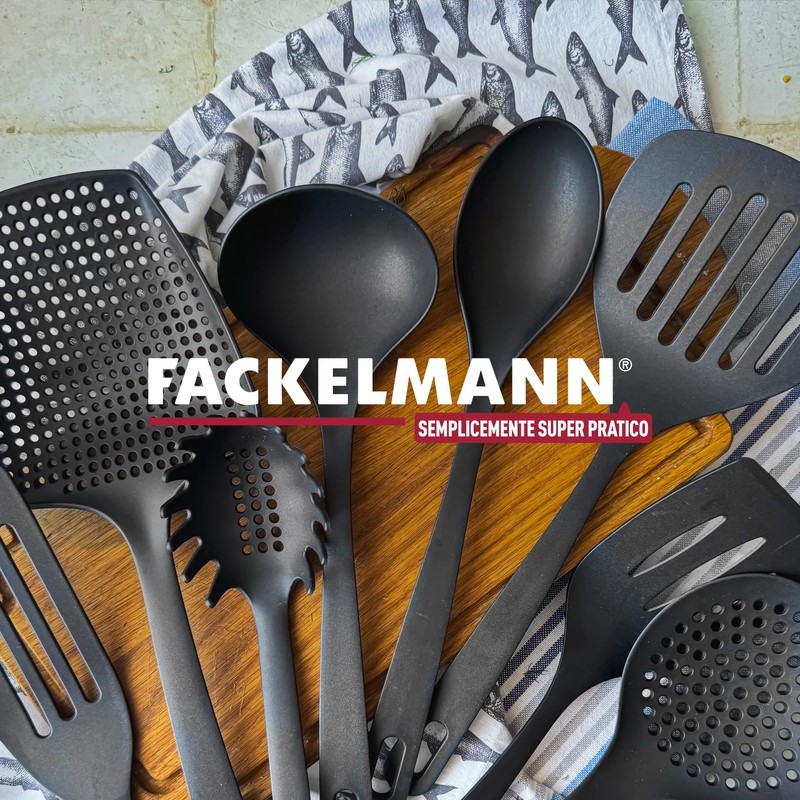Fackelmann Set 2 Schiumarole da Cucina in Nylon Antigraffio -
