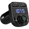 LIVERO Bluetooth FM Transmitter for Car, Bluetooth Car Music Adapter,