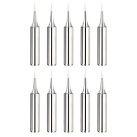 Ronoza Pack of 10 Soldering Tips, Soldering Tips Reactivator 900M-T-I 0.5 mm, Soldering Iron Tip with Copper Core and Plating, Soldering Station (Lead-Free Soldering)