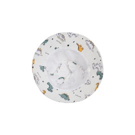 SWOAWO Baby Hat & Toddler Bucket Hat for Boys & Girls - Beach Hat, Sun Hat & Swim Hat (White-B, 0-3 Months)